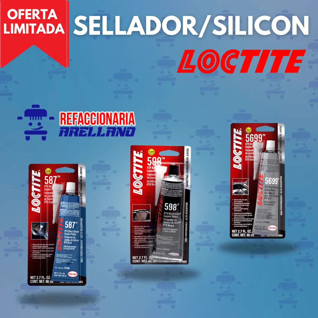 Sellador Silicon Loctite